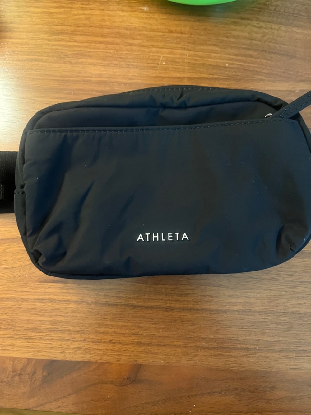 Athleta Black Compact Sling Belt Bag